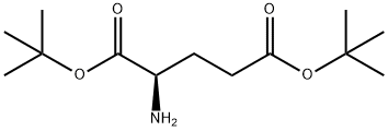 D-Glutamic acid, 1,5-bis(1,1-dimethylethyl) ester Structural
