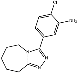 2-CHLORO-5-(6,7,8,9-TETRAHYDRO-5H-[1,2,4]TRIAZOLO[4,3-A]AZEPIN-3-YL)ANILINE