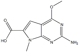 2-AMINO-4-METHOXY-7-METHYL-7H-PYRROLO[2,3-D]PYRIMIDINE-6-CARBOXYLIC ACID