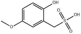 Benzenemethanesulfonic acid, 2-hydroxy-5-methoxy- Structural