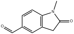 INDOLE-5-CARBOXALDEHYDE, 2,3-DIHYDRO-1-METHYL-2-OXO- Structural