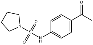 N-(4-acetylphenyl)pyrrolidine-1-sulfonamide Structural