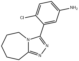 4-CHLORO-3-(6,7,8,9-TETRAHYDRO-5H-[1,2,4]TRIAZOLO[4,3-A]AZEPIN-3-YL)ANILINE