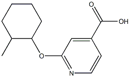 2-[(2-methylcyclohexyl)oxy]pyridine-4-carboxylic acid