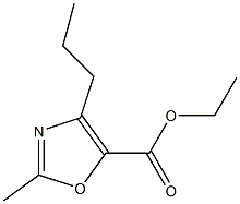 ETHYL 2-METHYL-4-PROPYL-1,3-OXAZOLE-5-CARBOXYLATE Structural