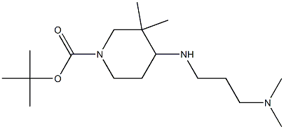 TERT-BUTYL 4-{[3-(DIMETHYLAMINO)PROPYL]AMINO}-3,3-DIMETHYLPIPERIDINE-1-CARBOXYLATE