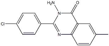 3-amino-2-(4-chlorophenyl)-6-methyl-4(3H)-quinazolinone