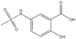 2-hydroxy-5-[(methylsulfonyl)amino]benzoic acid