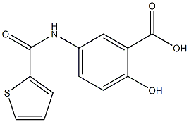 2-hydroxy-5-[(thien-2-ylcarbonyl)amino]benzoic acid