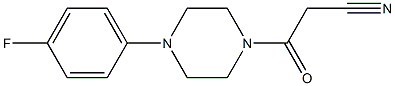 3-[4-(4-fluorophenyl)piperazin-1-yl]-3-oxopropanenitrile