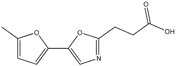 3-[5-(5-methylfuran-2-yl)-1,3-oxazol-2-yl]propanoic acid