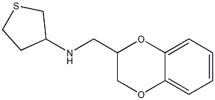 N-(2,3-dihydro-1,4-benzodioxin-2-ylmethyl)thiolan-3-amine Structural