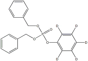 Dibenzyl Phenyl Phosphate-D5 Structural