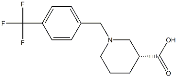 (3R)-1-[4-(trifluoromethyl)benzyl]piperidine-3-carboxylic acid