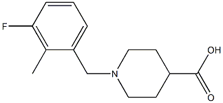 1-(3-fluoro-2-methylbenzyl)piperidine-4-carboxylic acid