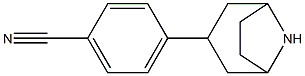 4-(8-azabicyclo[3.2.1]oct-3-yl)benzonitrile Structural