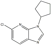 5-chloro-3-cyclopentyl-3H-imidazo[4,5-b]pyridine Structural