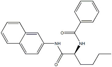 N-[1-[(2-NAPHTHALENYLAMINO)CARBONYL]PENTYL]-(S)-BENZAMIDE