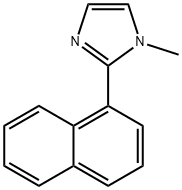 1-METHYL-2-NAPHTHALEN-1-YL-1H-IMIDAZOLE Structural