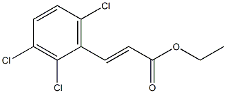 (E)-ethyl 3-(2,3,6-trichlorophenyl)acrylate Structural