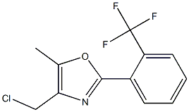 4-(CHLOROMETHYL)-5-METHYL-2-(2-(TRIFLUOROMETHYL)PHENYL)OXAZOLE