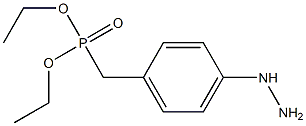 diethyl 4-hydrazinyl-phenylmethylphosphonate Structural