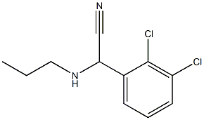 2-(2,3-dichlorophenyl)-2-(propylamino)acetonitrile