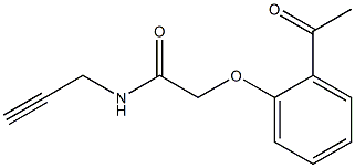 2-(2-acetylphenoxy)-N-prop-2-ynylacetamide