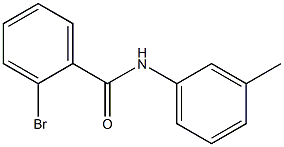 2-bromo-N-(3-methylphenyl)benzamide Structural