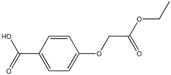 4-(2-ethoxy-2-oxoethoxy)benzoic acid Structural