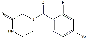 4-(4-bromo-2-fluorobenzoyl)piperazin-2-one