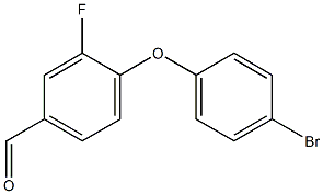 4-(4-bromophenoxy)-3-fluorobenzaldehyde Structural