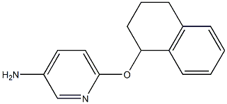 6-(1,2,3,4-tetrahydronaphthalen-1-yloxy)pyridin-3-amine Structural