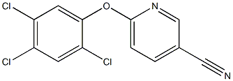 6-(2,4,5-trichlorophenoxy)pyridine-3-carbonitrile