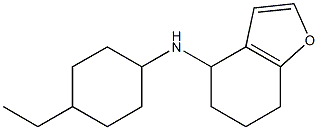 N-(4-ethylcyclohexyl)-4,5,6,7-tetrahydro-1-benzofuran-4-amine Structural