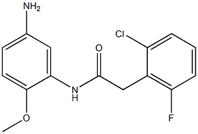 N-(5-amino-2-methoxyphenyl)-2-(2-chloro-6-fluorophenyl)acetamide