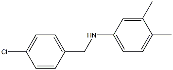 N-[(4-chlorophenyl)methyl]-3,4-dimethylaniline