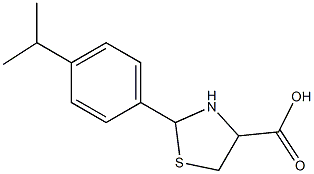 2-[4-(1-methylethyl)phenyl]-1,3-thiazolidine-4-carboxylic acid