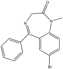 7-bromo-1-methyl-5-phenyl-1,3-dihydro-2H-1,4-benzodiazepin-2-one