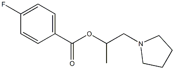 1-methyl-2-(1-pyrrolidinyl)ethyl 4-fluorobenzoate