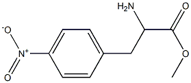 methyl 2-amino-3-{4-nitrophenyl}propanoate Structural