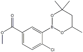 Methyl 4-chloro-3-(4,4,6-trimethyl-1,3,2-dioxaborinan-2-yl)benzoate