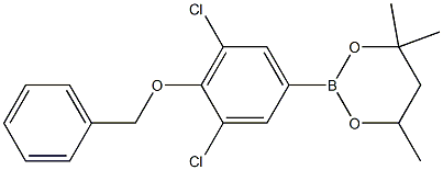 2-(4-Benzyloxy-3,5-dichlorophenyl)-4,4,6-trimethyl-1,3,2-dioxaborinane