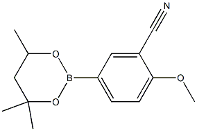 2-Methoxy-5-(4,4,6-trimethyl-1,3,2-dioxaborinan-2-yl)benzonitrile