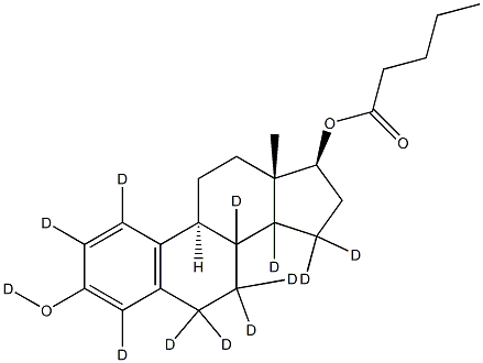 Estradiol 17-Valerate-d12 Structural
