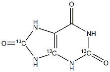 Uric Acid-13C3 Structural