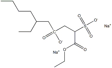 Sodium 4-(2-Ethylhexyl) 2-Sulfobutanedioate Ethyl Ester Structural