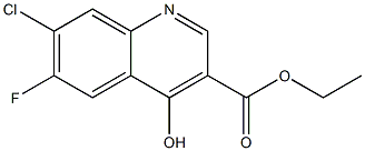 ETHYL 7-CHLORO-6-FLUORO-4-HYDROXY-3-QUINOLINECARBOXYLATE