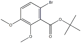 t-Butyl-6-Bromo-2,3-dimethoxybenzoic acid Structural