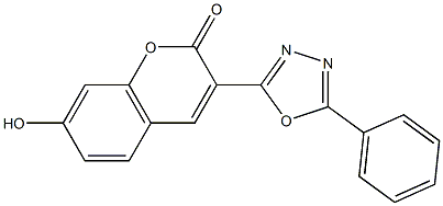 (5-phenyl-1,3,4-oxadiazol-2-yl)-7-hydroxycoumarin